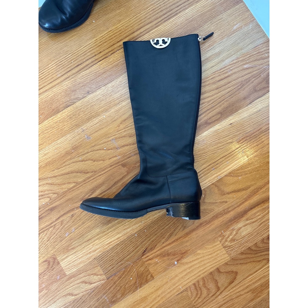 Tory Burch Leather Riding Boots Size 8.5 - Picture 2 of 4